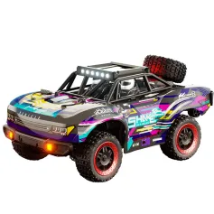 JJRC C8820 RTR 1/18 2.4G 4WD 31km/h RC Car Short Course Off-Road Truck LED Light Full Proportional Metal Differential High Speed Vehicles Models Toys