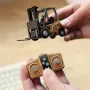TRASPED HG-4-243 RTR 1/64 2.4G Mini RC Car Alloy Forklift Support App Remote Controlled LED Light Sound Engineering Vehicle Desktop Toys Model Collection Gift For Boys