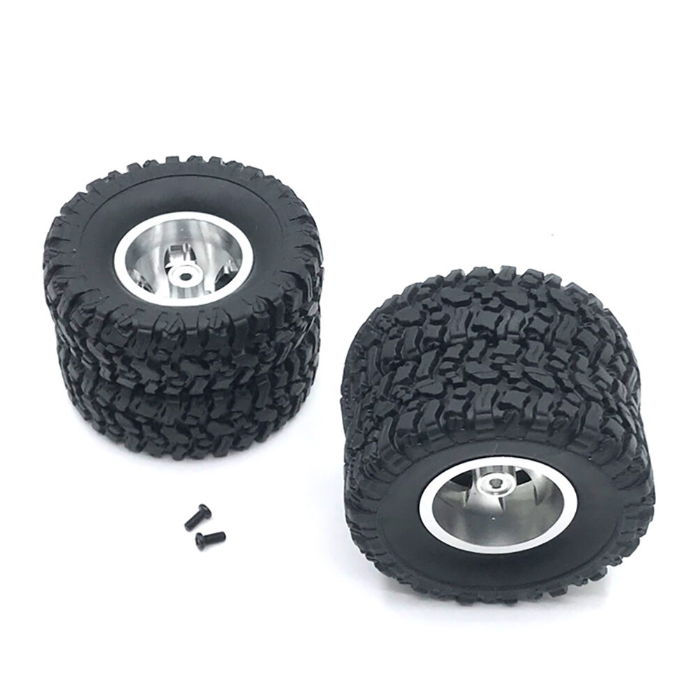 Silver Rear Tire