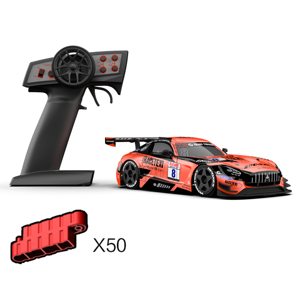 Orange with Red Roadblocks