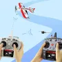 RadioLink TWC Type-C Wireless Trainer Cable RC Flight Training System Support R8EF R8FM R8XM R8SM R7FG PPM Receiver 16D/T12D Transmitter