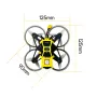 DARWINFPV CineApe20 90mm 3S 2 Inch Analog/Without DJI O3 Whoop FPV Racing Drone BNF with F411 15A ELRS AIO