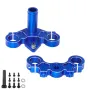 1Set Aluminum Alloy 7075 Triple Clamp Set For LOSI 1/4 Promoto-MX Motorrad RTR LOS06000 LOS264004 RC Motorcycle Parts
