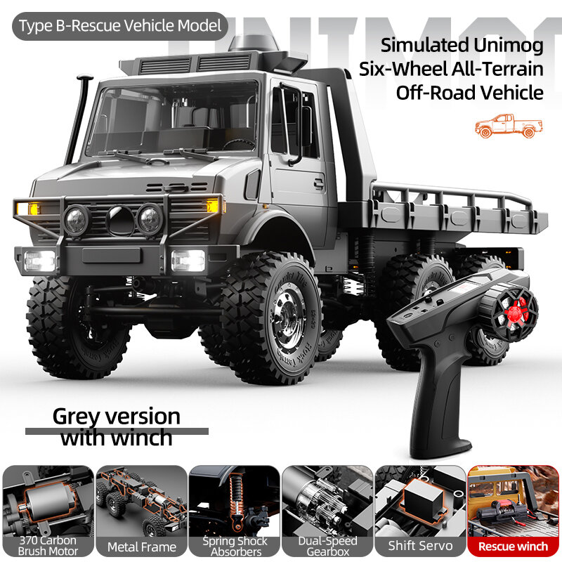 Recovery vehicle grey with winch