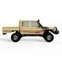 UDIRC UCX1801 PRO RTR 1/18 2.4G 4WD Brushless FOC RC Car for TOYOTA Land Cruiser LC79 Rock Crawler Tank Turn Off-Road Climbing Truck LED Light Two Speed Reverse Gearbox Mechanical Shift Oil Filled Shocks Mirco Vehicles Models Toys