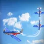 Volantexrc Mini Mustang P-51D Miss America EPP 400mm Wingspan 2.4G 4CH 6-Axis Gyro One Key Aerobatics XPilot Stabilization System RC Airplane Trainer RTF for Beginner