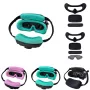 WLYL Protective Cover Soft Face Plate Comfortable Pad Flight Goggles Sponge Foam Mask Padding + Forehead and Backhead Padding Set For DJI Avata2 Goggles 3