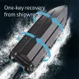HXJRC HJ819 2.4G 4CH RC Boat High Speed LED Light Speedboat Waterproof 15km/h Electric Racing Vehicles Models Lakes Pools Remote Control Toys