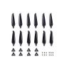 2 Pairs Gemfan 8041F 8041 8inch 3-Blade / 2-Blade Foldable Propeller Glass Fiber Nylon 5mm Hole for Long Range FPV Racing Drone