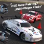 HW Y1807 RTR 1/16 2.4G 4WD Drift RC Car High Speed Racer LED Light Radio Control On-Road Racing Vehicle Model Boys Gifts Toys