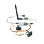 EWRF FPV Dual Camera System 1000TVL CMOS Mini Two Cameras + 5.8Ghz 600mW 40CH VTX + 3CH Switch Support PMW for RC Racing Drone