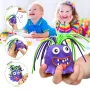 Mainan Monster Berteriak Penghilang Stres Anti Kecemasan Gadget Lucu untuk Anak-anak Warna Ungu