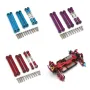 Upgraded Metal Front and Rear Tie Rod Set Wltoys 144001 144010 124016 124018 124007 124017 124019 124008 124007 124010 RC Car Parts