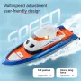 S821 S822 RTR 1/32 2.4G Mini RC Boat Waterproof Remote Control Ship LED Light High Speed Palm Speed Vehicles Models Dual Propeller Summer Pool Water Toys