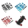 Upgraded Metal Parts Suspension Swing Arm Steering Cup Set for 1/14 1/16 ZD Racing MT16 Rlaarlo JIUSI MT14R PT14R RC Cars Vehicles Models Spare Accessories