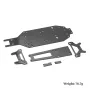 Upgraded Front and Rear Shock Board Carbon Fiber Base Kit Accessories for Tamiya TA02/TA-02SW RC Car Vehicle Models Spare Parts LY137
