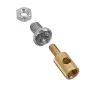 50Pcs 3.1mm Adjustable Pushrod Connectors Linkage Stoppers For RC Airplane