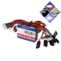 12 LED Lighting Kit Steering Brake Simulation Flash Light for 1/10 Yokomo Tamiya HSP HPI RC Car