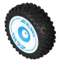 2PCS Wltoys 124017 Brushless 1/12 RC Car Spare Front/Rear Tires 2017 2018 Vehicles Model Parts