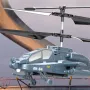 Elicottero da combattimento armato telecomandato RTF Apache AH-64 SQN-040 2.4G 3.5CH