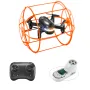 YLR/C S166 Rimovibili 2 Batterie Design Arrampicata Parete Corsa Piatta Modalità di Volo ARIA con Illuminazione Gradiente Griglia di Rollio a 360° Protezione Completa Regalo per Bambini Giocattoli RC Drone Quadcopter RT