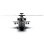 YXZNRC F11-S 1:32 AH-64 Apache Scale 2.4G 6CH GPS Altitude Hold Posicionamento de Fluxo Óptico Câmera FPV 5.8G Motor Duplo Brushless Flybarless RC Helicóptero RTF