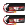 ZOP Power 7.4V 2800mAh 25C 2S LiPo Battery With XT30 Plug for RC Drone