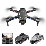 WLR/C V888 Three Camera WiFi FPV with HD 3 Lens Electric Adjustment 360° Obstacle Avoidance Optical Flow Positioning Brushless Foldable RC Drone Quadcopter RTF