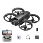 PJC D16 WiFi FPV with Dual Camera 180° Electrically Adjustable Optical Flow Hover Automatic Obstacle Avoidance Circle Protection Kids Gifts 2.4G 4CH 6-Axis Remote Control RC Toys Drone Quadcopter RTF
