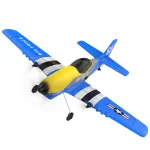 KFPLAN KF602 P-51 Mustang 370mm sparnų ilgis 2.4GHz 3CH Bulit-in Gyro EPP RC lėktuvų treniruoklis Fiksuoto sparno RTF pradedantiesiems