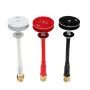 Antena Realacc RHCP Pogoda + Patch Umpan Tiga TFP-Mini 45mm Hitam 5.8G Antena FPV Untuk Drone RC FPV