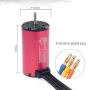 SURPASS-HOBBY KK4076 Motor 2250KV+KK 150A Brushless ESC+20KG Servo Extended Brushless Upgrade Kit For RC Car Boat Parts