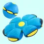 Đồ chơi ngoài trời UFO biến hình kỳ diệu có đèn LED hình đĩa bay giúp giảm căng thẳng, vui nhộn, đa năng, nhựa phẳng, hai chế độ