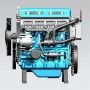 TECHING DM111 Metal Turbocharged 4 Cylinder Engine DIY Assembly Kit Excellent STEAM Science Education Discovery Toys Children Gifts