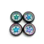 4PCS Drift Tires Wheels Metal Rims for Wltoys Mini-Q 1/28 K969 K989 P939 284131 On-Road RC Cars Vehicles Models Spare Parts B Versions