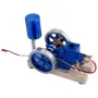 STARPOWER Mini Four Stroke Gasoline Engine Internal Combustion Engine Model with Wooden Base Physics Experiment Science Discovery Production Invention Gift Collection Toys