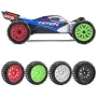 4PCS Upgraded Tires Wheel Rims for ARRMA TYPHON GROM ARA2106 1/18 2S RC Cars Vehicles Models Spare Parts Accessories W208