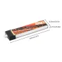 4 PCS BETAFPV 3.8V 550mAh 75C 1S LiHV Battery High Performance Z-Folding Process BT2.0 Connector for FPV Racing Quadcopter Drone