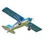 FMS Maule Park Flyer 1500mm Wingspan EPO RC Airplane Trainer PNP With Floats