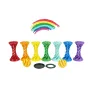 NIKOLATOY 3D Printed Spiral Toy Set Decompression Ejectable Novel Office Desktop Ornaments