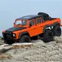 AUSTARHOBBY AXX6 RTR 6X6 1/10 2.4G 6WD RC Mobil untuk Land Rover untuk Defender Rock Crawler Off-Road Climbing Truk Lampu LED Logam Gigi Kendaraan Model Mainan