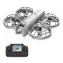 KFPLAN KF600 WiFi FPV with Screen Controller HD Camera Optical Flow Hover Circle Protection Kids Gifts Dazzling Lights 2.4G 4CH 6-Axis Remote Control RC Toys Drone Quadcopter RTF