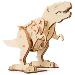 Wooden Jigsaw Puzzle Tyrannosaurus Model Assembly Kit DIY Children's Science Experiment Education Puzzle Toy Student Technology Small Production
