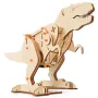 Wooden Jigsaw Puzzle Tyrannosaurus Model Assembly Kit DIY Children's Science Experiment Education Puzzle Toy Student Technology Small Production
