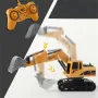 689-959A 1/20 2.4G 6CH RC Excavator+RC Dump Truck RTR for Children Toys