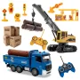 689-838A 2.4G 6CH 1/20 RC Truck+1/22 RC Crane 2-IN-1 Remote Control Car Vehicle Models RTR for Children Toys