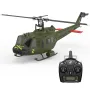 Eachine E190 PRO UH-1 2.4G 6CH 3D6G 1:34 Scale Huey Dual Brushless Motor Flybarless RC Helicopter Compatible with FUTABA S-FHSS