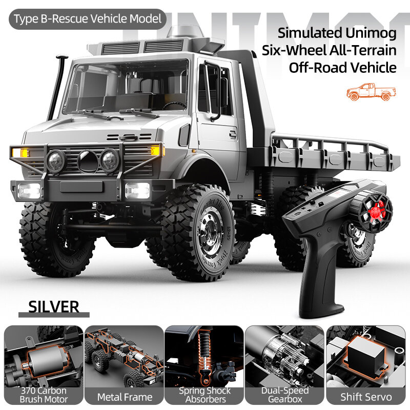 Recovery vehicle silver without winch