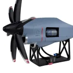 NIKOLATOY T56-A-15 Turboprop Engine Model from C-130 Hercules Transport Aircraft Creative Desktop Ornaments Decoration Science Discovery Toys