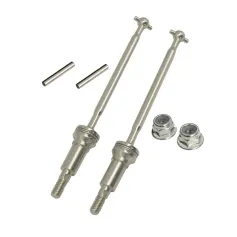 2PCS Xinlehong Upgraded 30-WJ02 Front Universal Drive Shaft for 9130 9135 9136 9137 1/16 RC Car